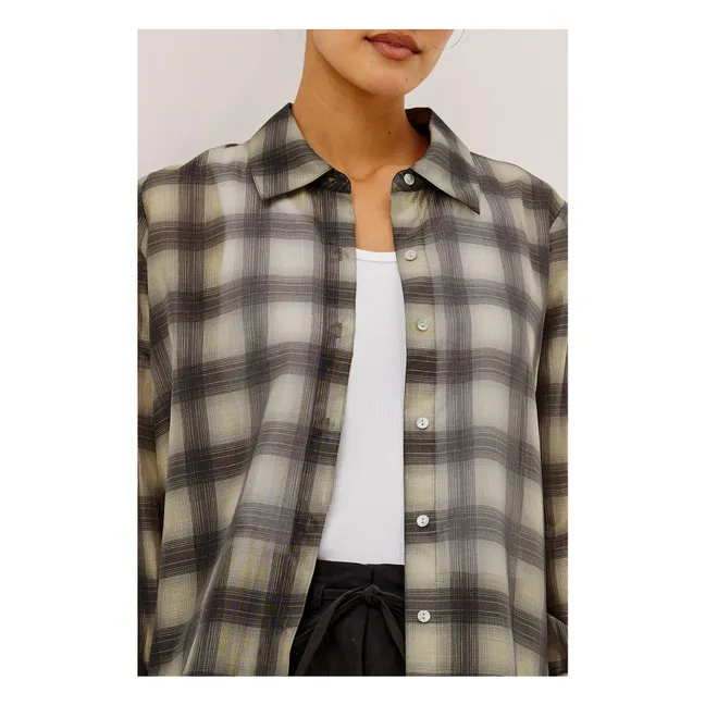 Chemise Carreaux Bishop | Marron