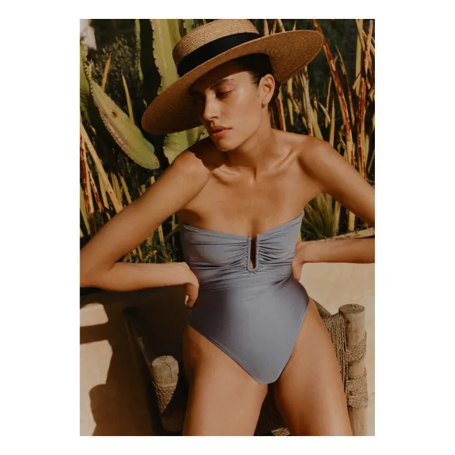 Maillot Une Pièce Le Loop Metal | Bleu ciel