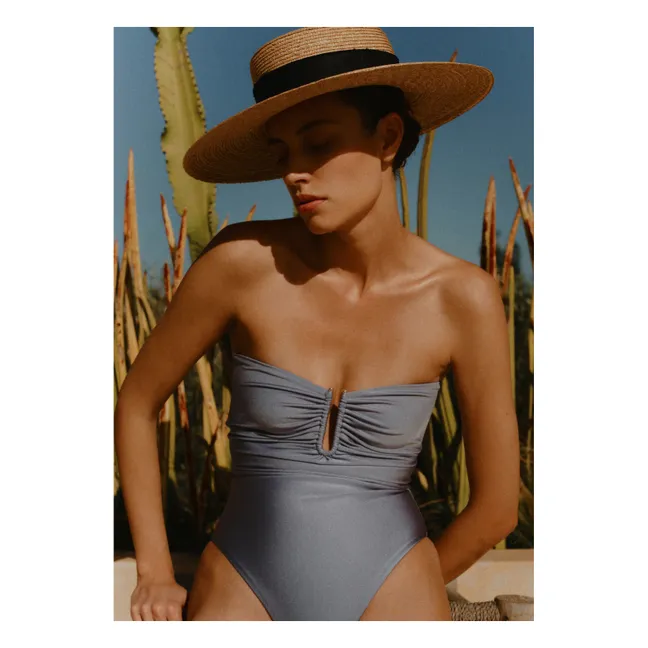 Maillot Une Pièce Le Loop Metal | Bleu ciel