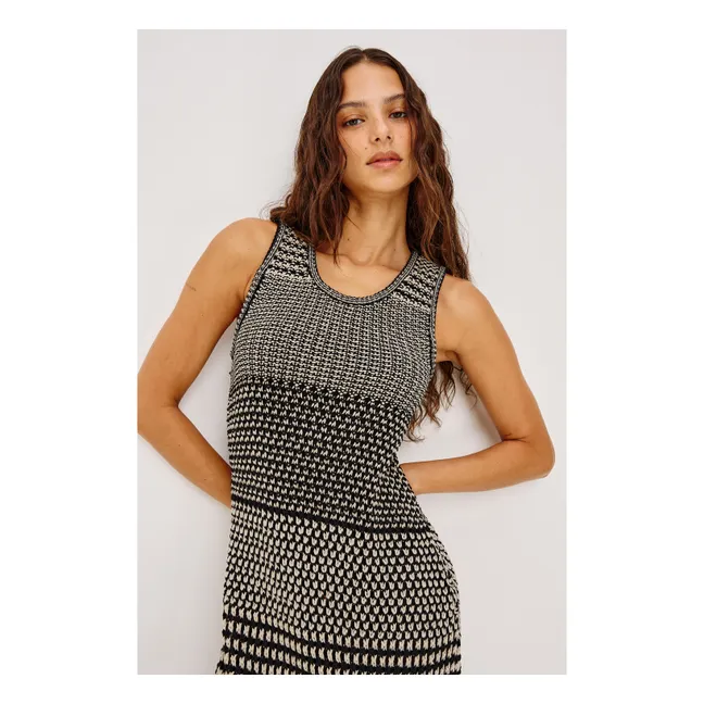 Robe Yvette Coton | Ivoire
