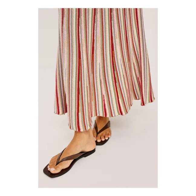 Jupe Nari Coton | Rouge
