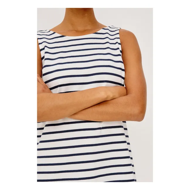 Robe Marinière Kaylee Coton | Ivoire