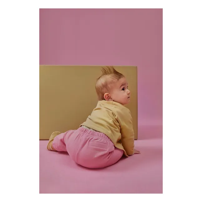 Jogger Mini Coton Bio | Rose