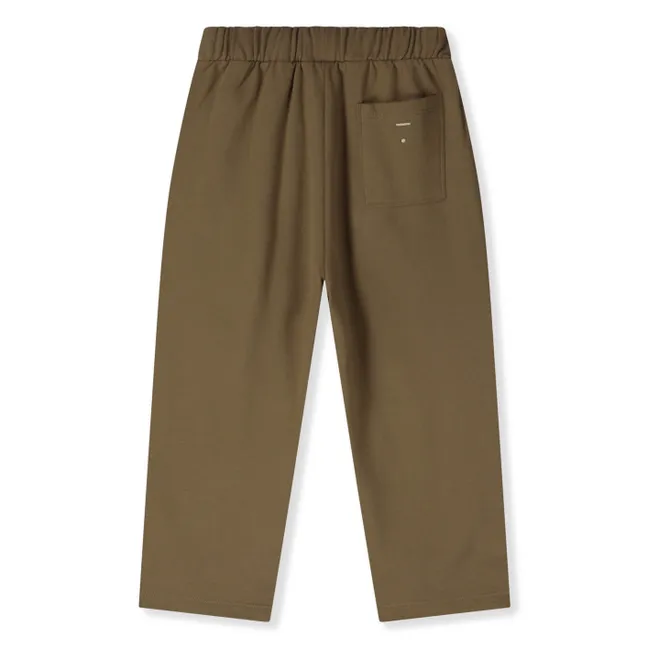 Pantalon Oversize Coton Bio | Marron