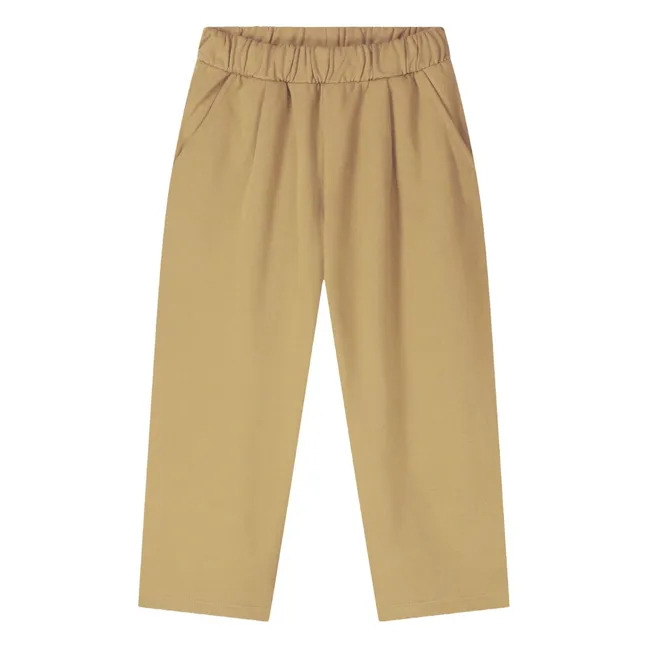 Pantalon Oversize Coton Bio | Ocre