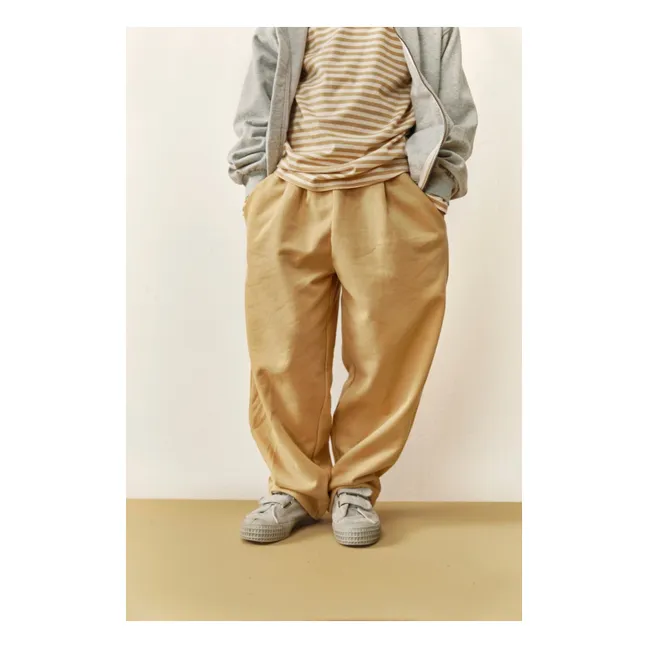Pantalon Oversize Coton Bio | Ocre