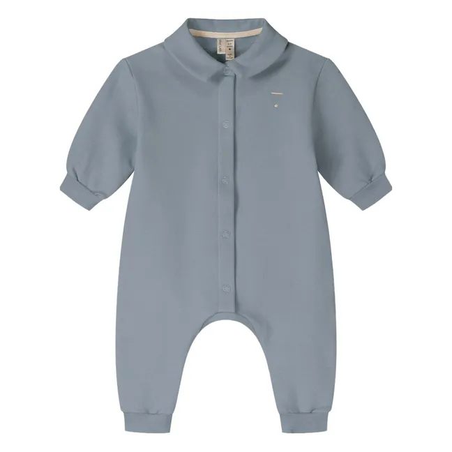 Combinaison Col Polo Coton Bio | Gris