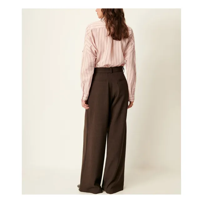 Pantalon Provenco | Marron foncé