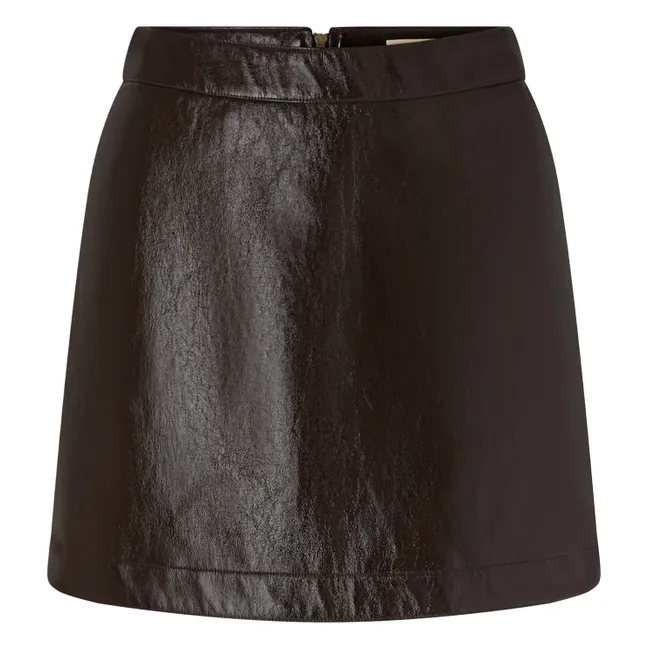 Jupe Abby Vinyle | Mocha