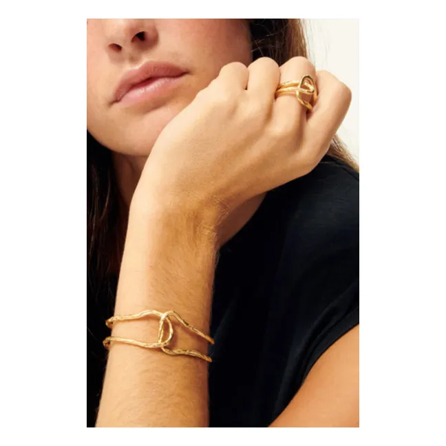 Maiao R ring | Gold