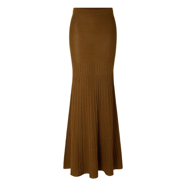 Jupe Aura Coton Bio | Bronze