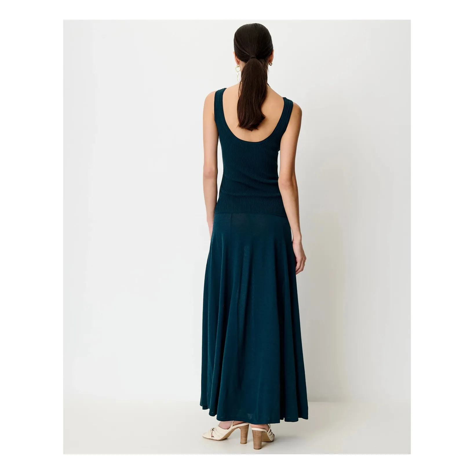 Robe Desna Coton Bio | Bleu- Image produit n°3