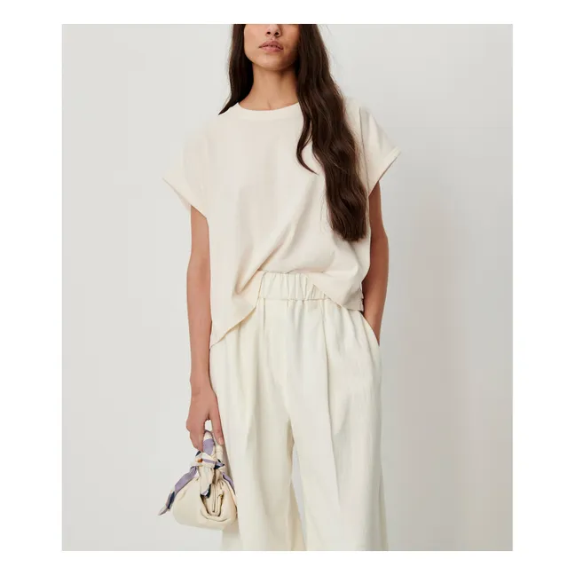 T-shirt Ernisto Coton Bio | Ecru