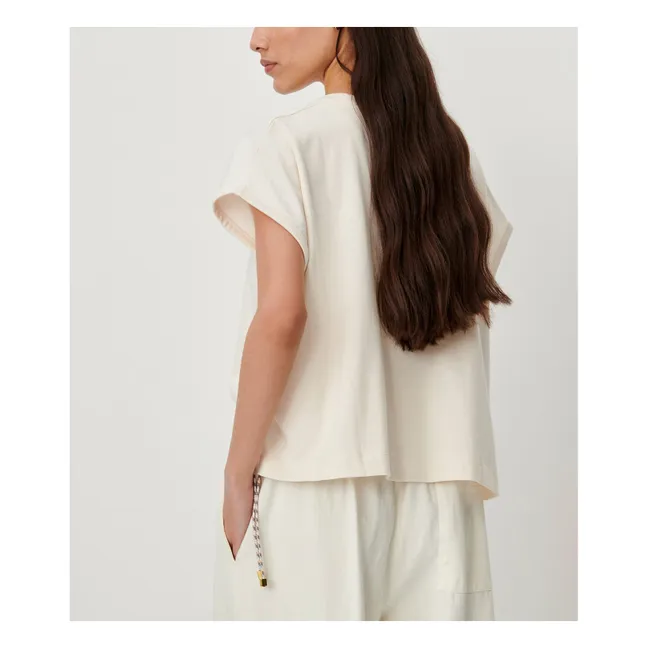 T-shirt Ernisto Coton Bio | Ecru