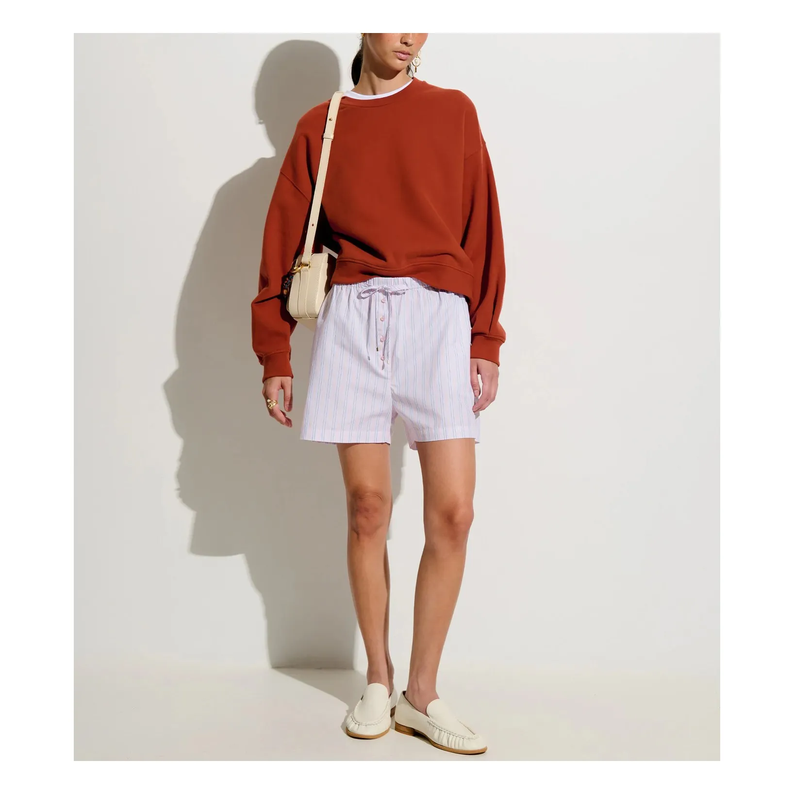 Sweat Inea Coton | Marron- Image produit n°4