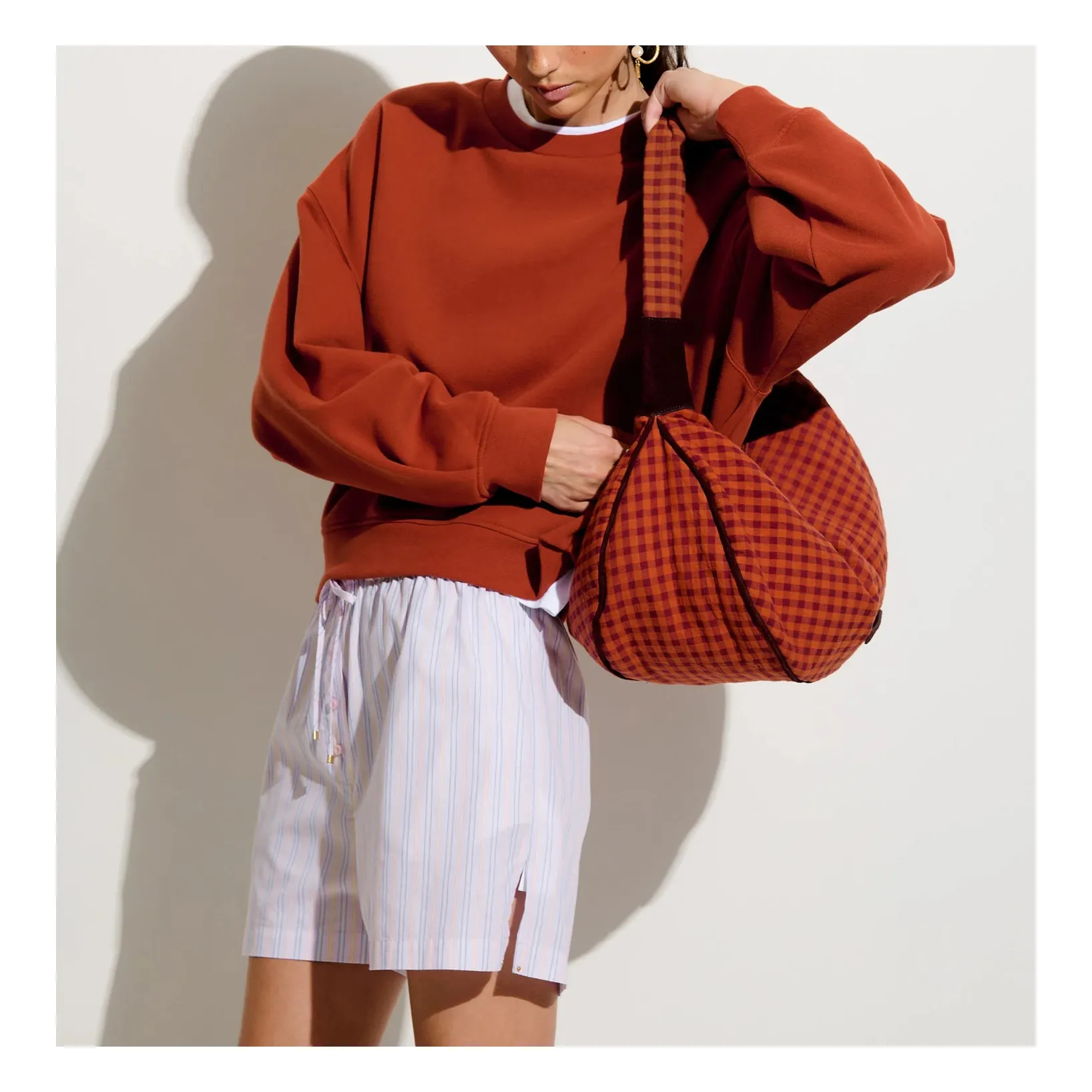 Sweat Inea Coton | Marron- Image produit n°5