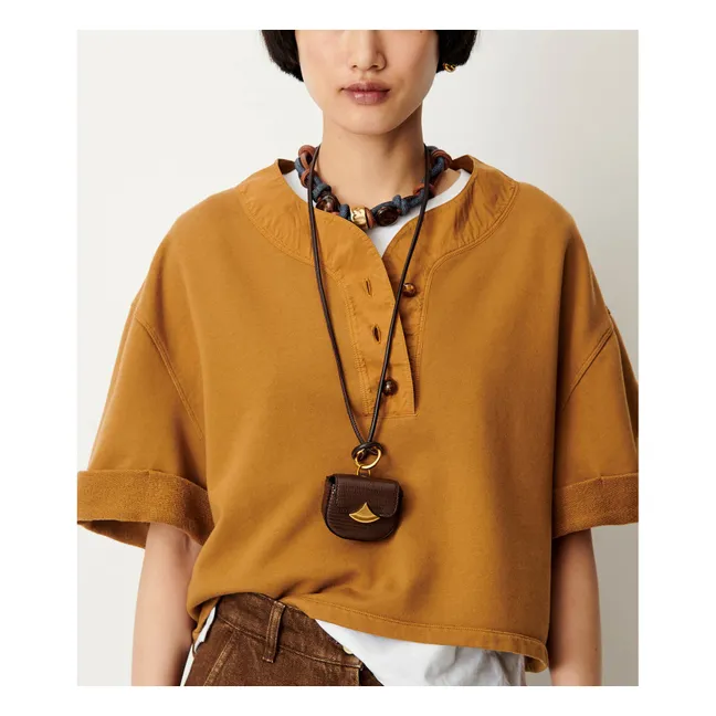 T-shirt Lift Coton | Hazelnut