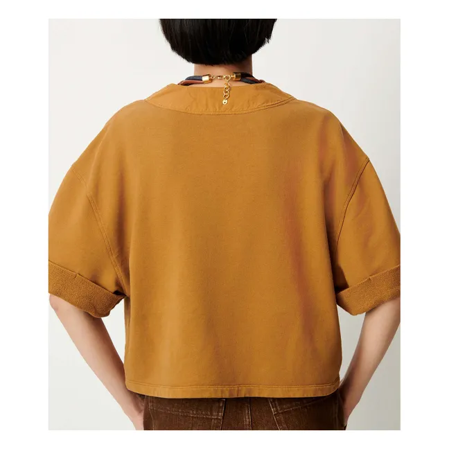 T-shirt Lift Coton | Hazelnut