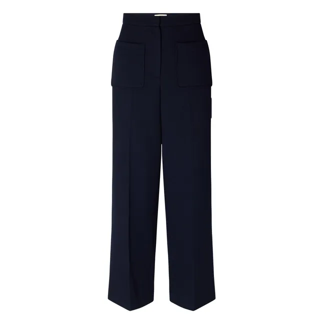 Pantalon Alberwool | Bleu marine