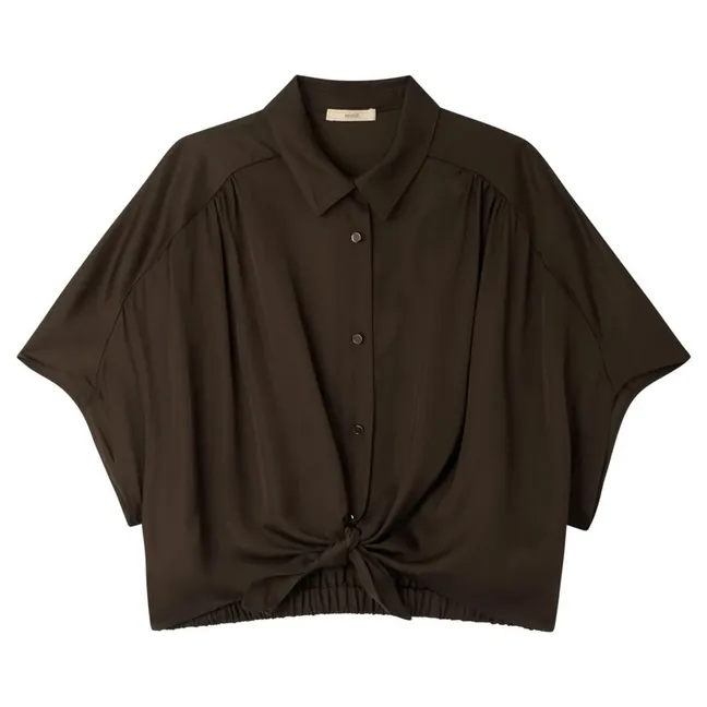 Blouse Alfassa | Marron foncé