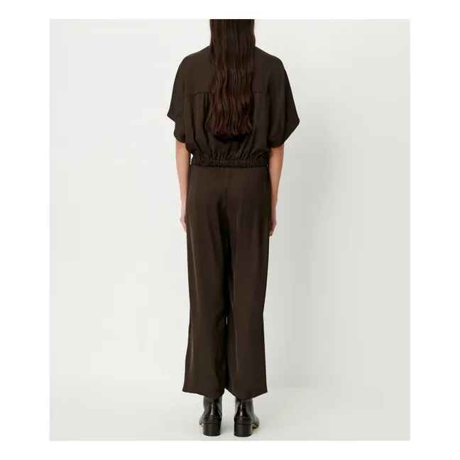 Blouse Alfassa | Marron foncé