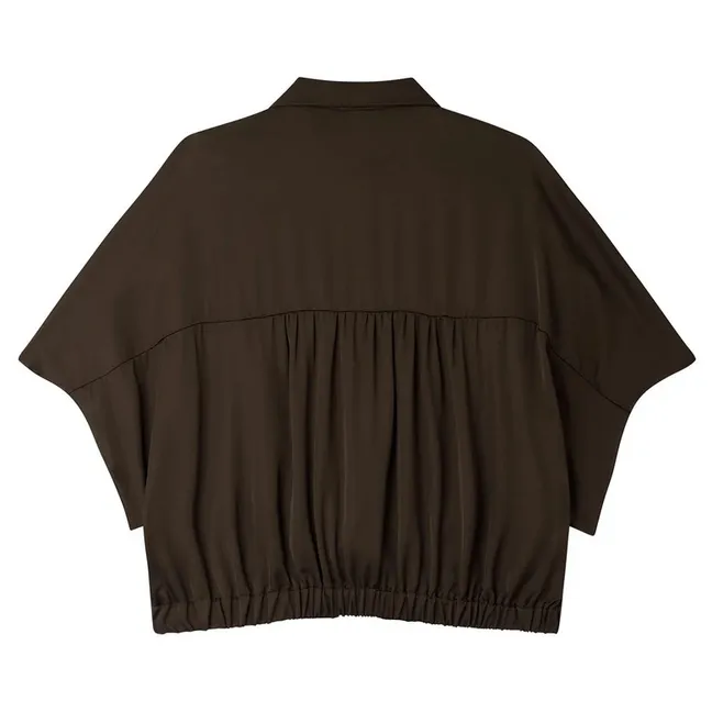 Blouse Alfassa | Marron foncé