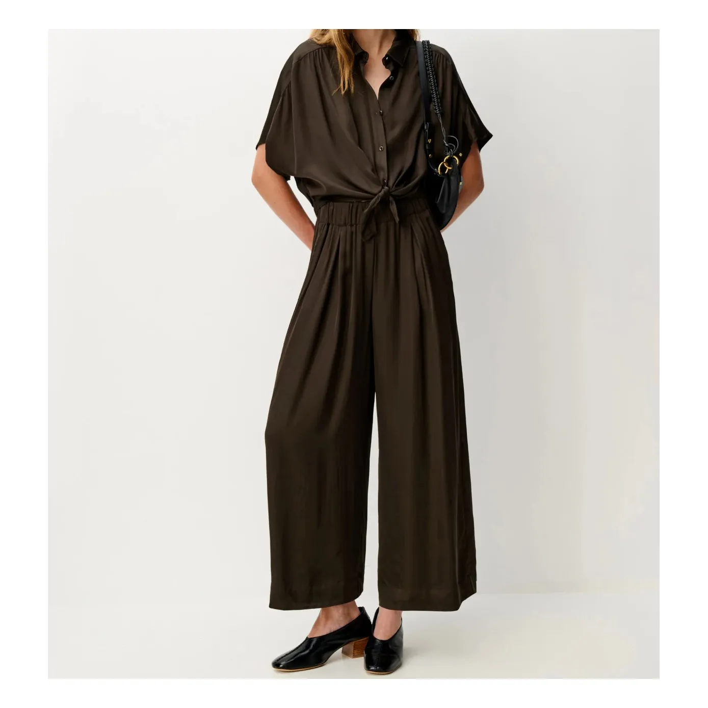 Pantalon Isla Night | Marron- Image produit n°1