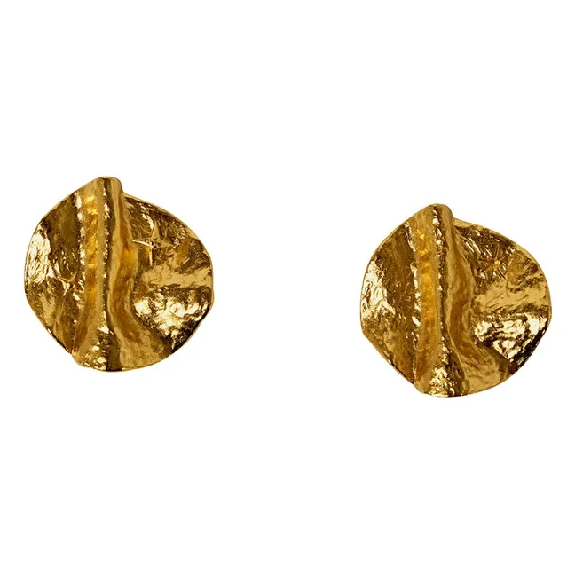 Boucles d'Oreilles Brittae | Doré