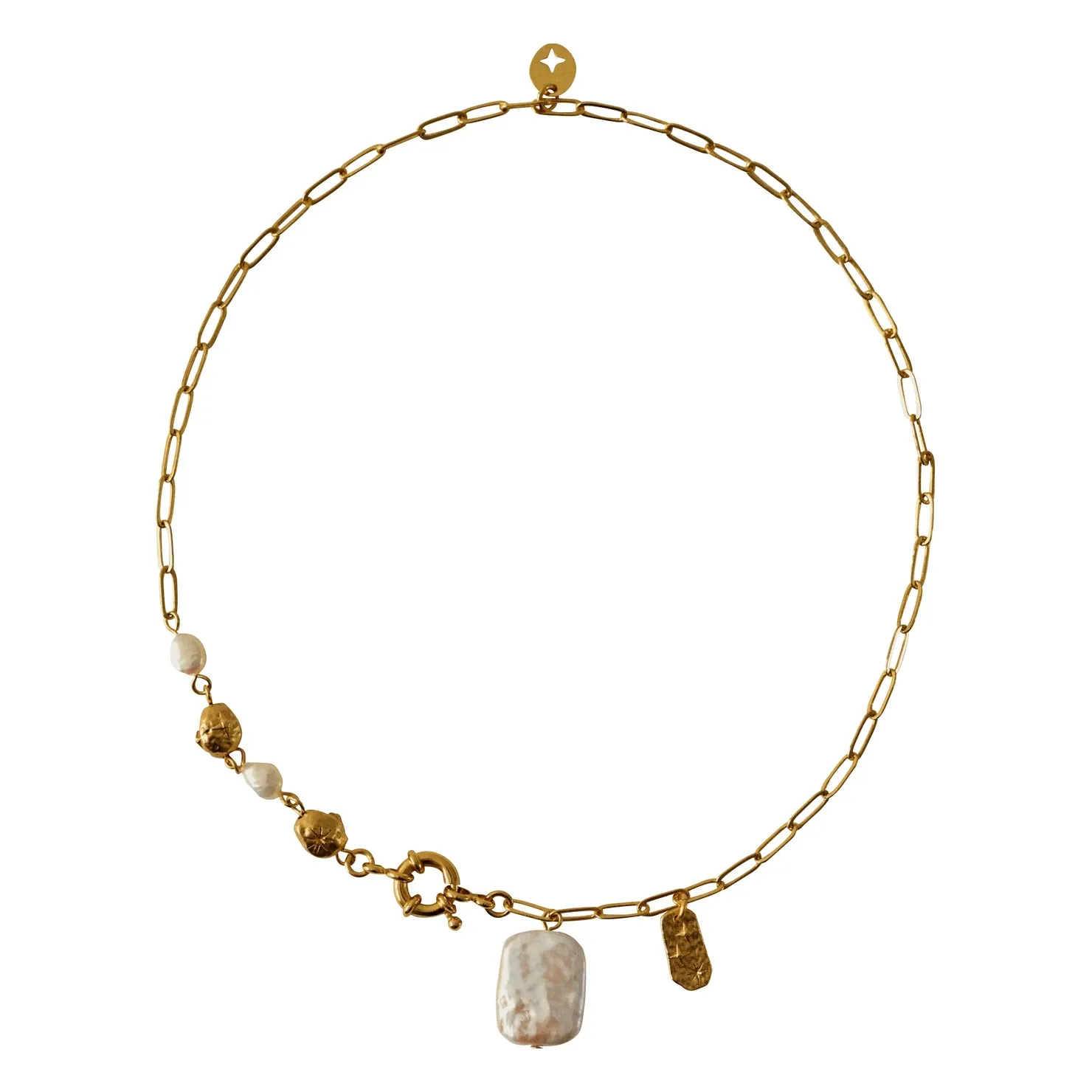 Collier Choya Pearl | Doré- Image produit n°0