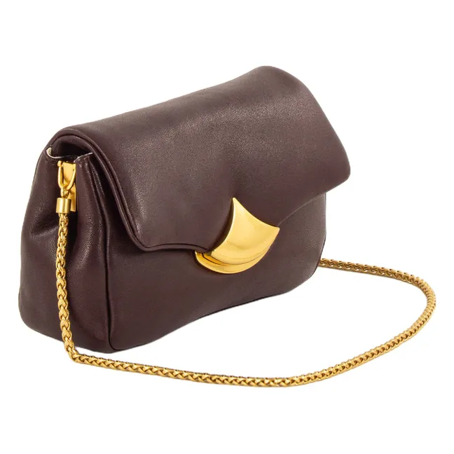 Sac Diviluz Puffy Cuir | Taupe