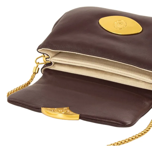 Sac Diviluz Puffy Cuir | Taupe