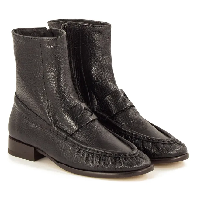 Bottines Gerodi Cuir | Noir