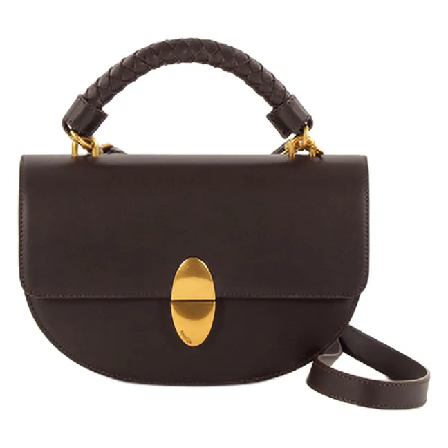 Sac Round Tesoro Cuir | Café