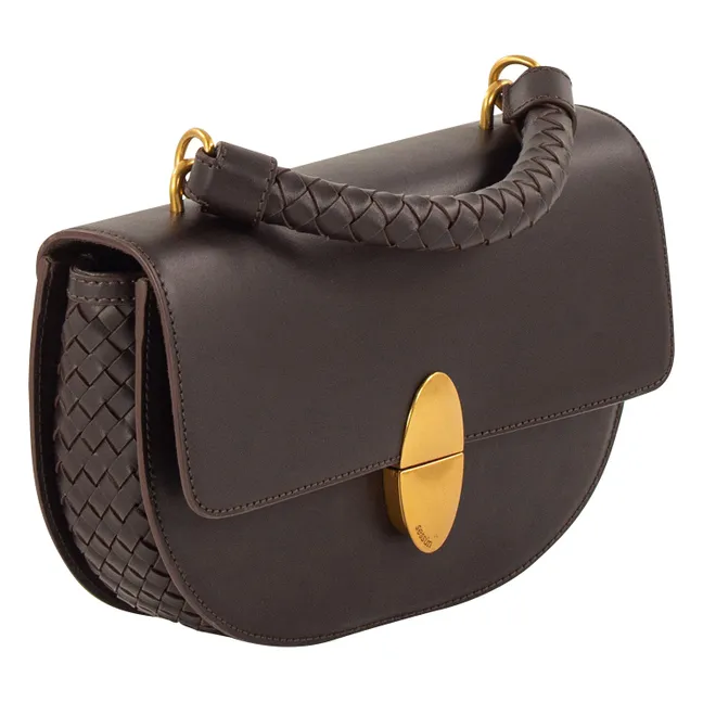 Sac Round Tesoro Cuir | Café