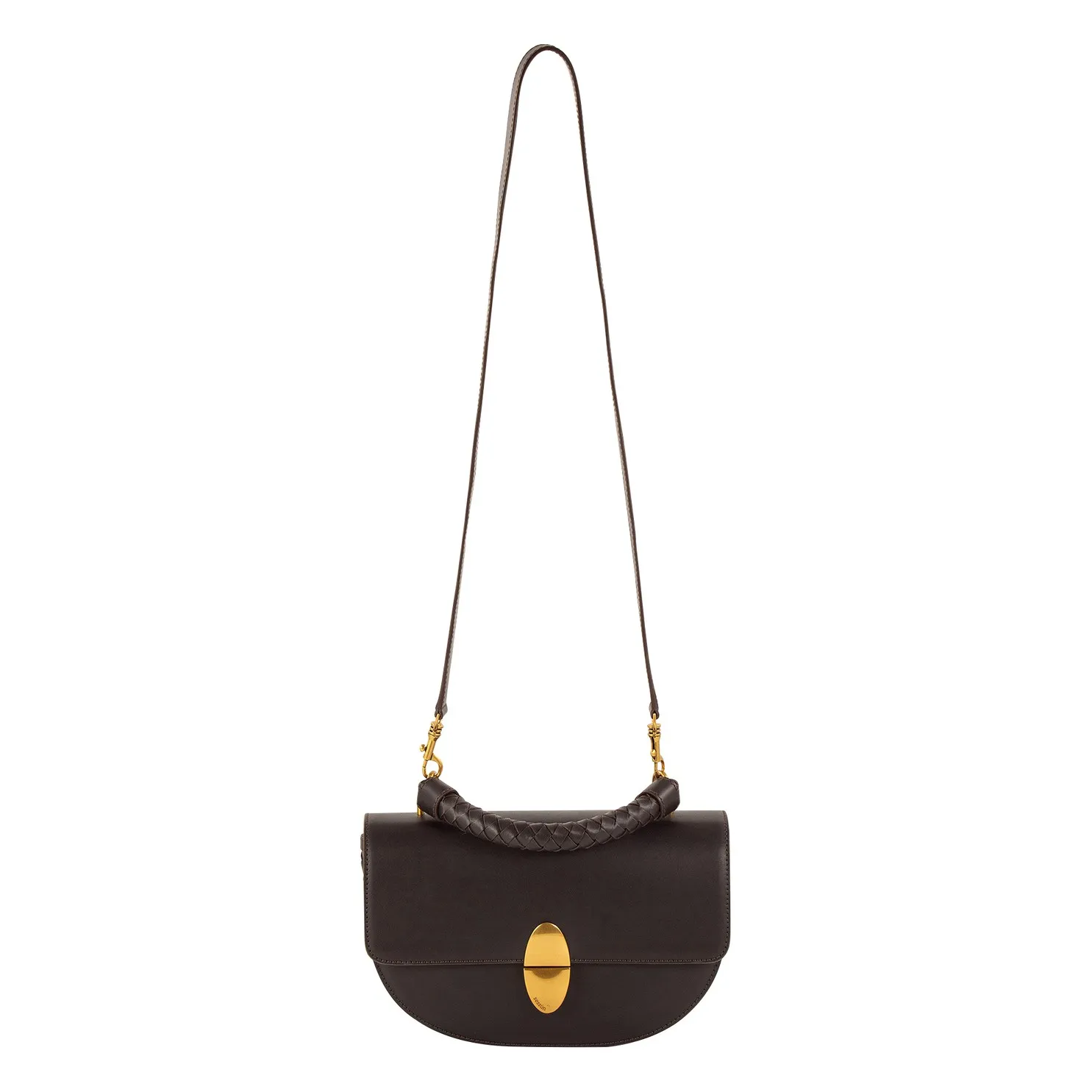 Sac Round Tesoro Cuir | Café- Image produit n°5