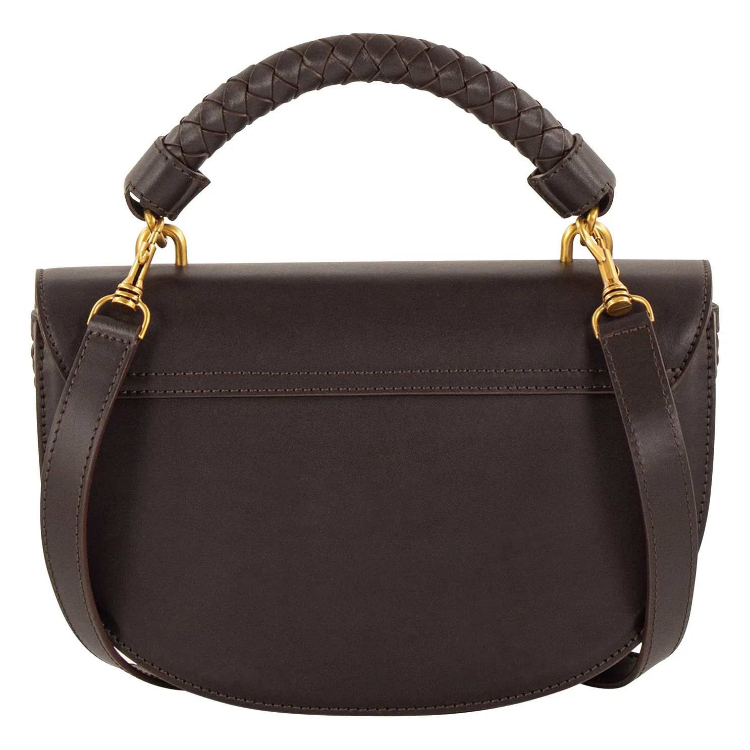 Sac Round Tesoro Cuir | Café- Image produit n°1