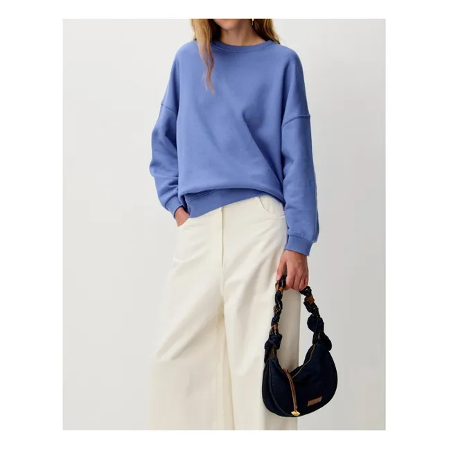 Sweat Chebbi Coton Bio | Bleu roi