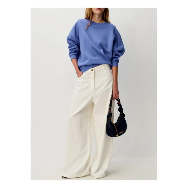 Sweat Chebbi Coton Bio | Bleu roi