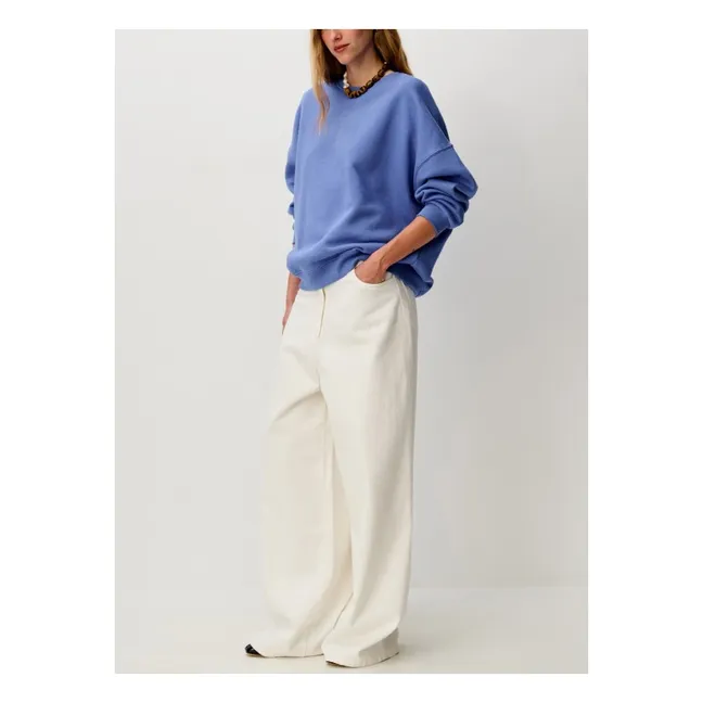 Sweat Chebbi Coton Bio | Bleu roi