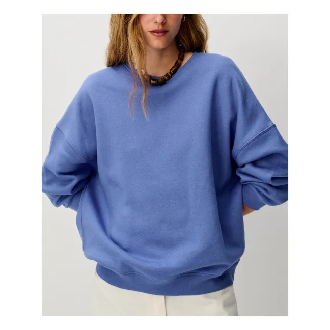 Sweat Chebbi Coton Bio | Bleu roi