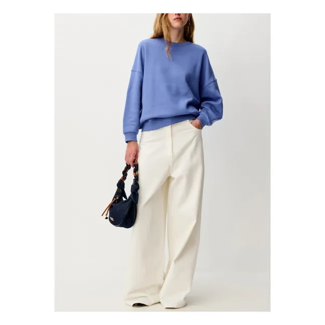 Sweat Chebbi Coton Bio | Bleu roi