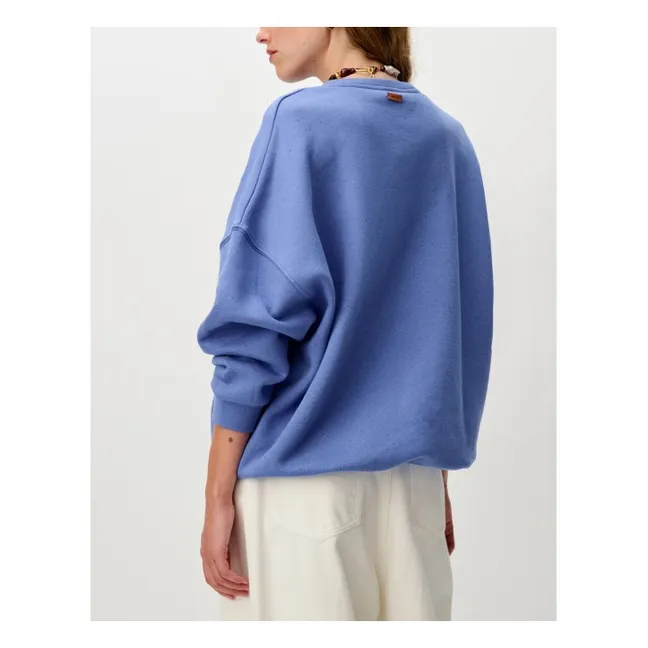Sweat Chebbi Coton Bio | Bleu roi
