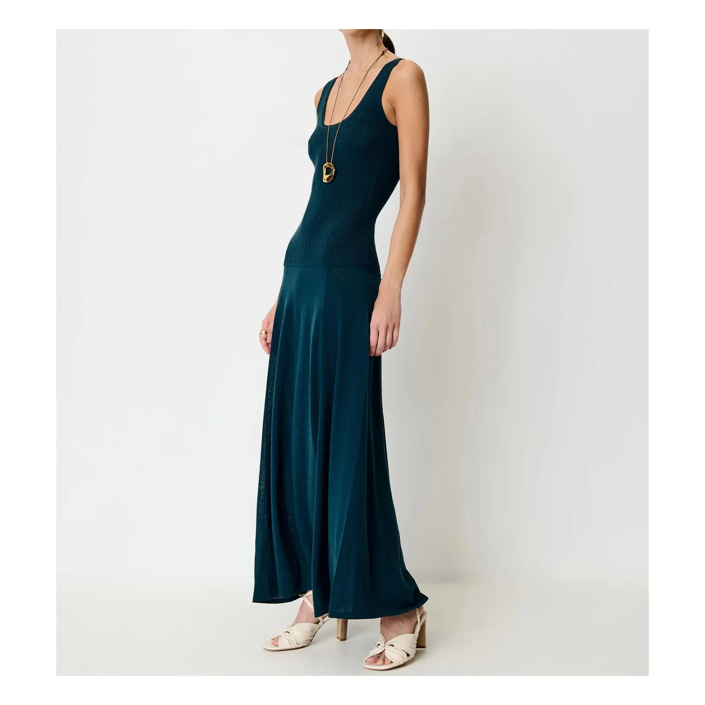 Robe Desna Coton Bio | Bleu- Image produit n°4