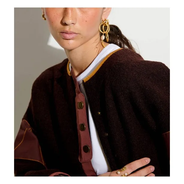 Veste Cold Night Laine | Marron
