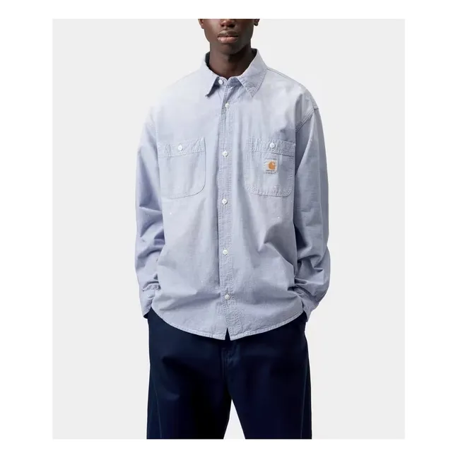 Chemise Painter Chambray Coton | Bleu Clair