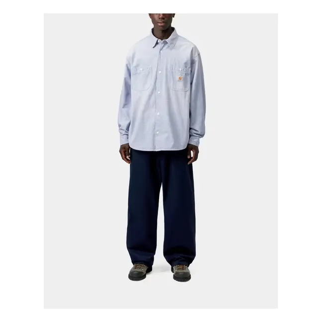 Chemise Painter Chambray Coton | Bleu Clair