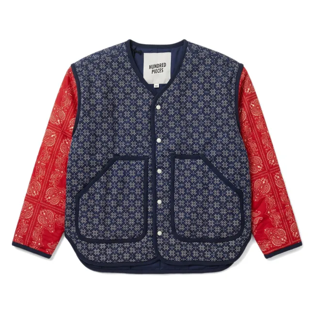 Veste Malya Bandana | Bleu indigo