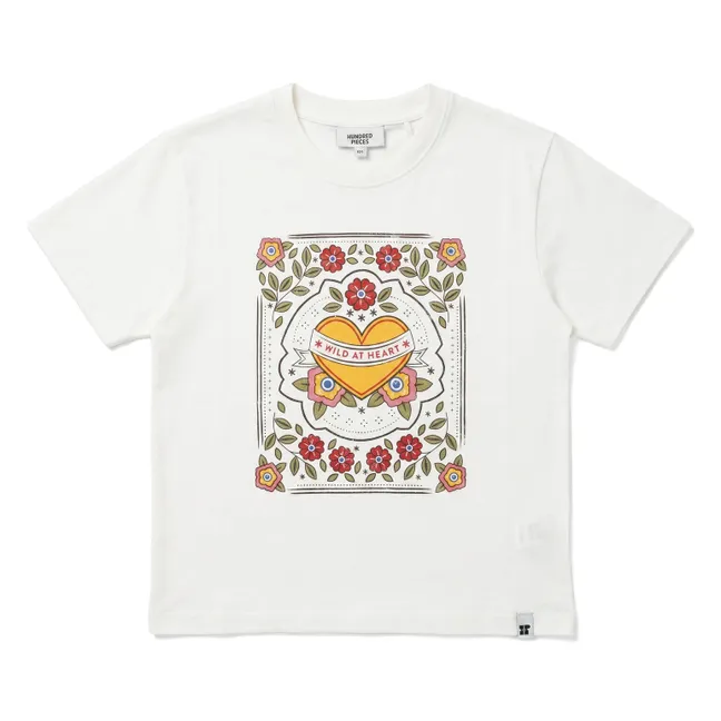 T-shirt Luna Wild at Heart | Blanc cassé