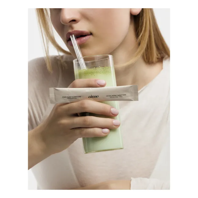 Le collagène triptide goût matcha - 30 sitcks 