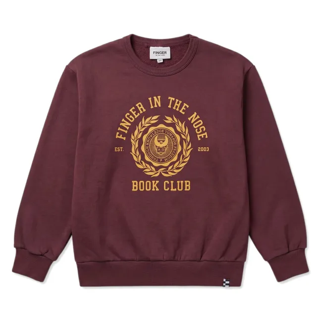 Sweat Blow Coton Bio | Marron foncé